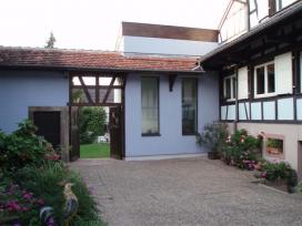 Gästezimmer : La Ferme Bleue - Innenhof
